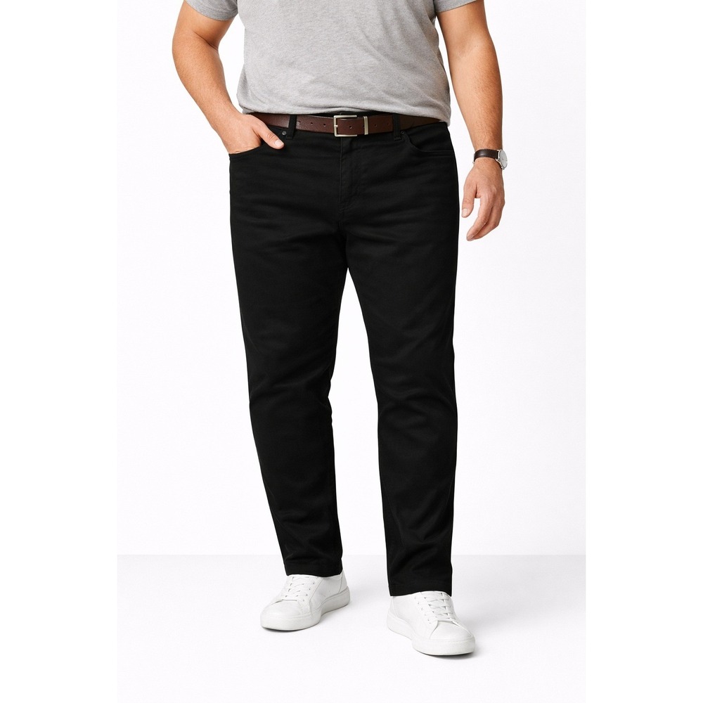 Michael Kors Pants Mens 38x30 Parker Slim Fit‎ Black Stretch Chino Twill